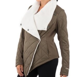 Avalanche Beige Cache‎ Insulated Jacket w/ Fleece Size S